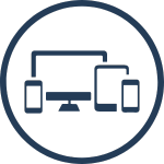 Logo de varios dispositivos para un procedimiento digital